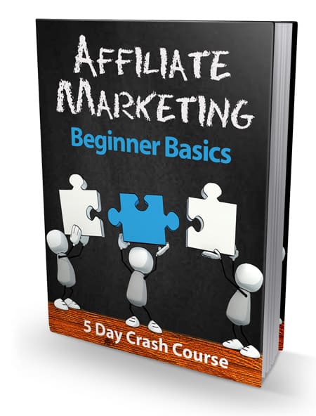 Affiliate marketing beginner basics crash course digital download with PLR MRR resell rights