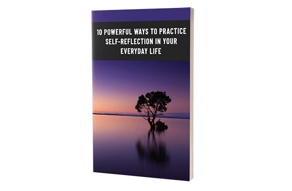 10 Powerful Ways to Practice Self-Reflection PLR Ebook Cover with Resell Rights