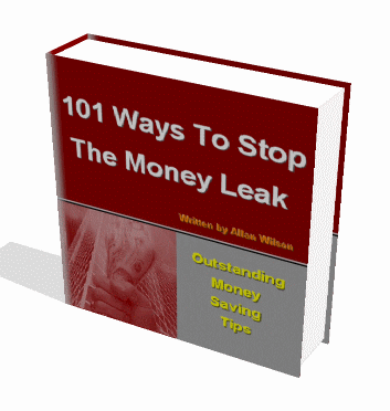 101 Ways To Stop The Money Leak money saving tips digital ebook PLR MRR affordable guide