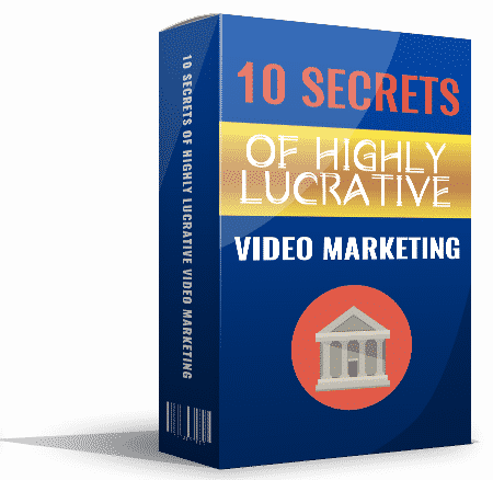 10 Secrets of Highly Lucrative Video Marketing - digital download with PLR MRR resell rights