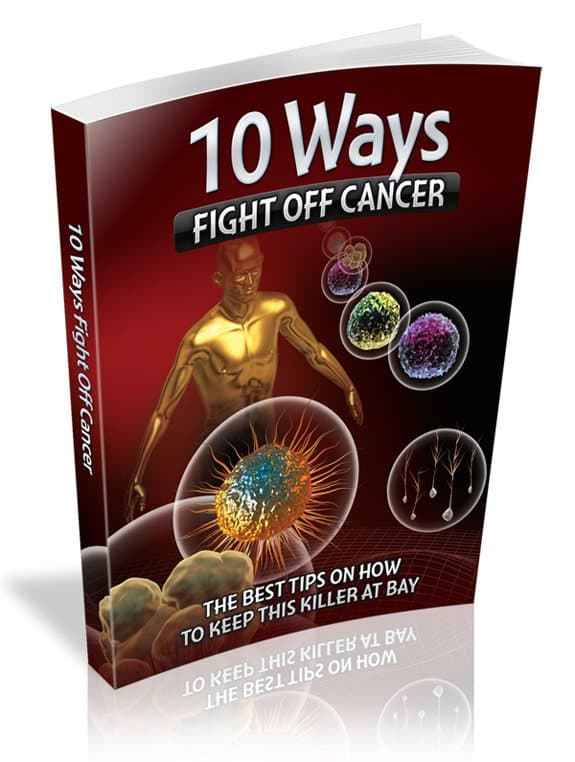 10 Ways Fight Off Cancer digital guide with PLR MRR resell rights for natural prevention strategies
