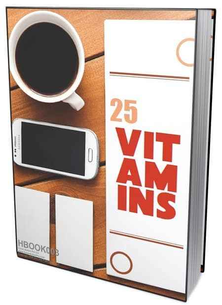 25 Vitamins PLR self-improvement digital download pack with resell rights for webmasters