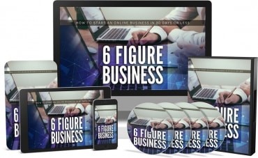 6 figure business PLR eBook video training - digital download with resell rights for online success