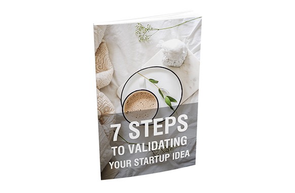 Startup validation digital guide with PLR MRR rights, ebook cover and opt-in page included