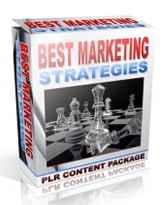 Marketing Strategies PLR Package ebook and articles with resell rights digital download
