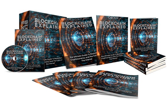 Blockchain Explained Upgrade Package with video training modules and PLR resell rights