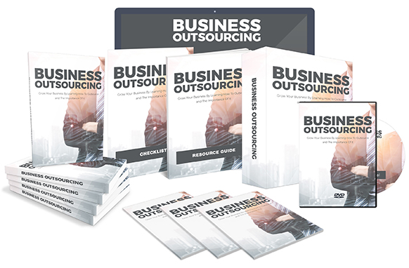Business outsourcing beginner guide with PLR rights – ready-to-sell digital package