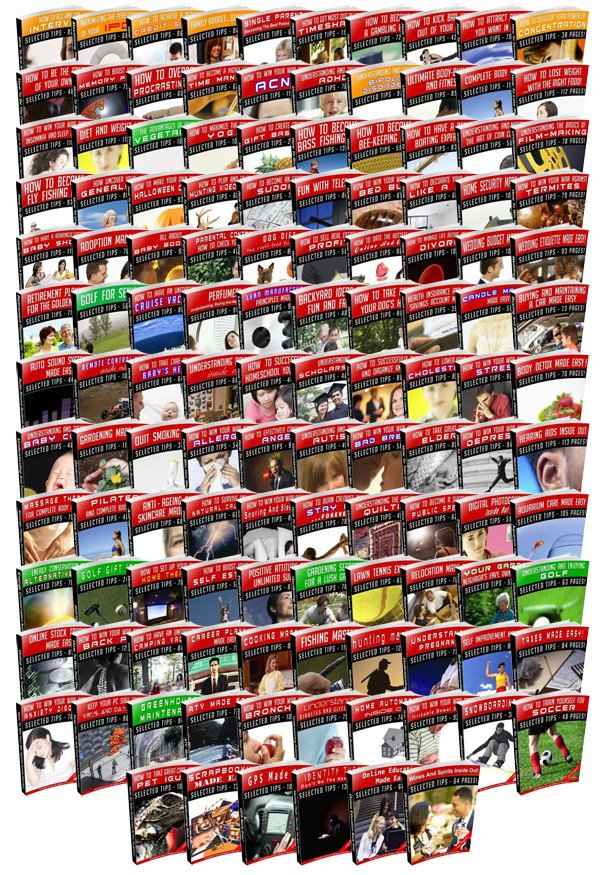 126 Niche eBooks Bundle with Master Resale Rights – Digital Download PLR Collection