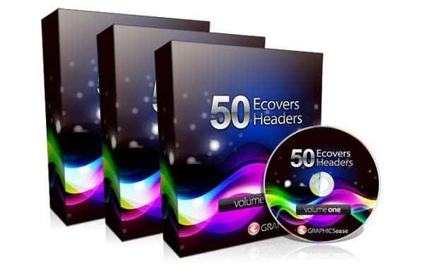 50 eCover and header templates with master resale rights for instant digital download and PLR rebranding