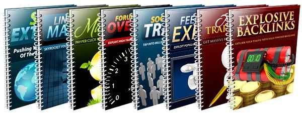 Traffic Mastery PLR reports bundle with squeeze page and editable PSD files