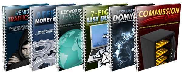 Affiliate marketing PLR reports with squeeze pages and editable PSD files for resale