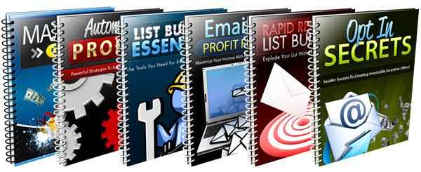 Digital download of Email Marketing PLR reports with squeeze page and PSD files