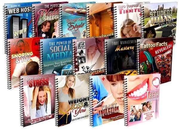 15 PLR reports bundle with unique squeeze pages and editable PSD files – digital download with resell rights