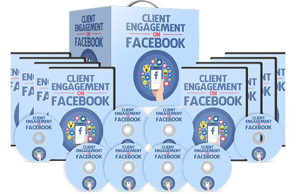 Facebook client engagement video course with PLR MRR resell rights for social proof and targeted likes