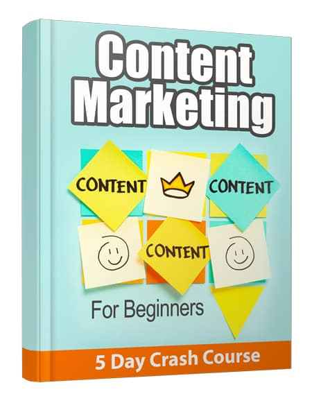 Content Marketing for Beginners 5‑Day Crash Course digital download with PLR MRR resell rights