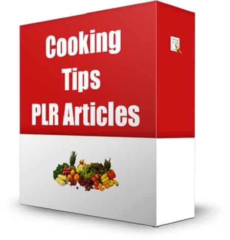 Cooking Tips PLR Articles Package with resell rights for digital download