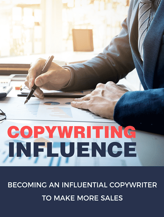 Copywriting Influence digital guide cover image – PLR resell rights ebook for online selling success