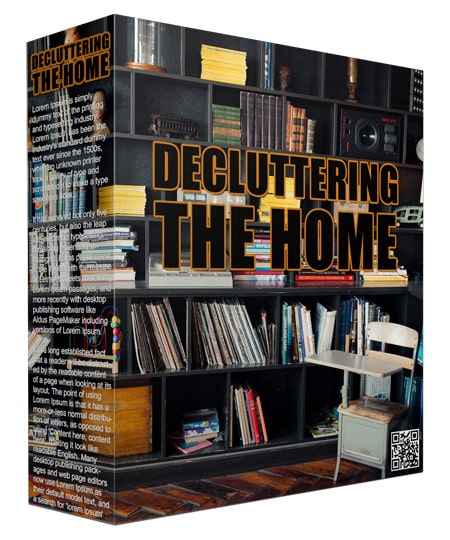 Decluttering the home digital guide with PLR MRR resell rights for extra income
