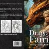 dragons and fairies fantasy coloring book