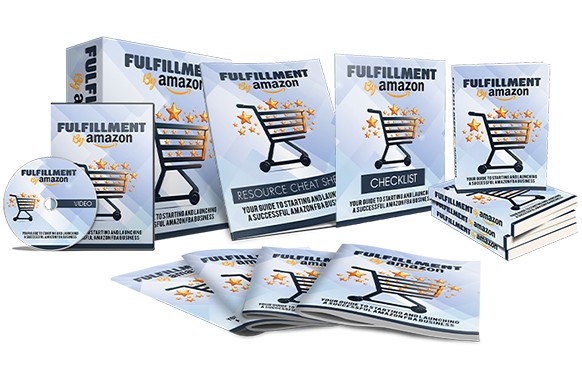 Amazon FBA training package digital download with PLR and MRR resell rights