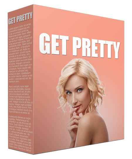 Beauty salon owner digital guide with PLR/MRR resell rights showing a woman getting pretty