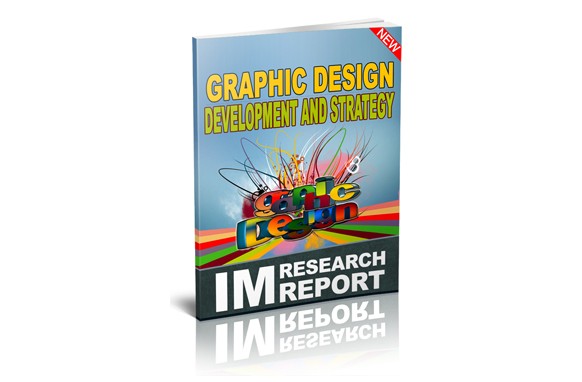 Graphic Design Development and Strategy digital report cover for online marketers