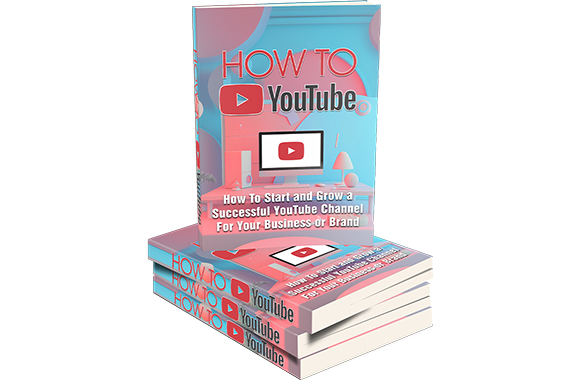 Complete YouTube channel growth guide digital PLR resell rights ebook package