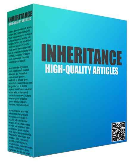 Inheritance PLR articles covering complex problems and no-will scenarios digital download