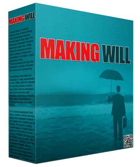 Making a Will digital PLR guide with estate planning and funeral cost insights