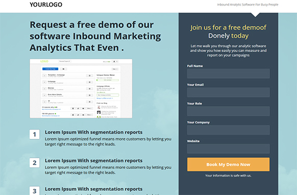 Mobile responsive sales page template with PLR rights for digital download and list building
