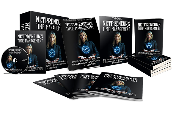 Netpreneur time management upgrade package with PLR MRR resell rights digital download video training
