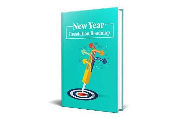 New Year Resolution Roadmap digital ebook with PLR rights and covers