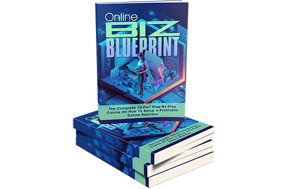Online BIZ Blueprint digital course with PLR resell rights for building profitable online business
