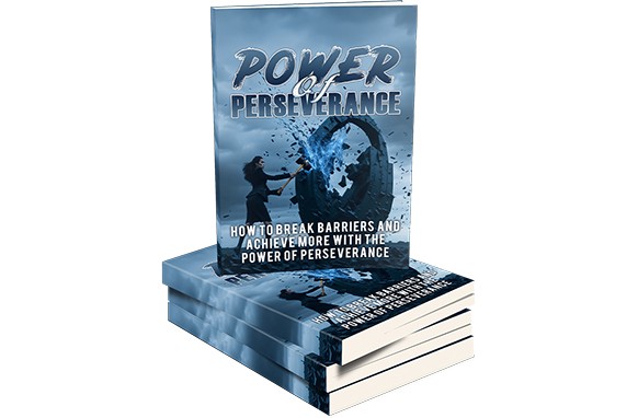 Digital download training on the power of perseverance with PLR resell rights