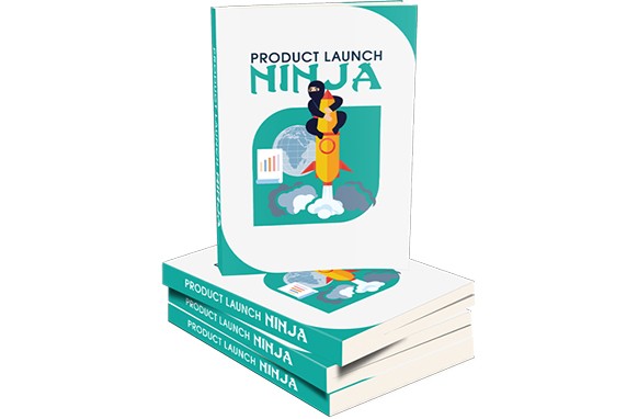 Product Launch Ninja digital PLR ebook cover – step-by-step product launch system for resell rights