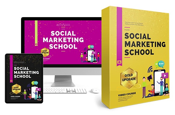 Social Marketing School upgrade package - HD video course with PLR and MRR resell rights for business growth