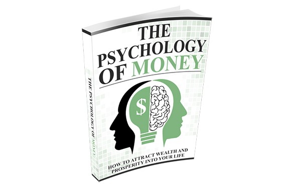 The Psychology of Money ebook cover with wealth mindset strategies for financial freedom