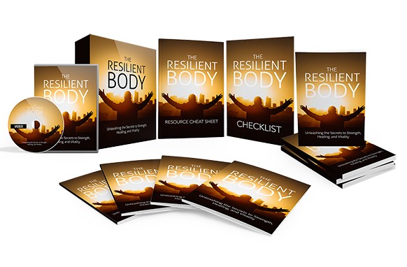 The Resilient Body Upgrade Package digital training with PLR MRR resell rights for strength and vitality