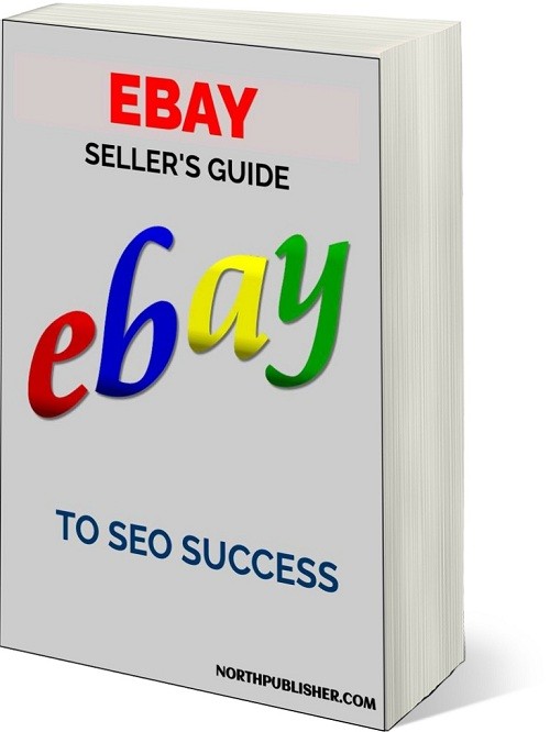 eBay SEO guide book cover with seller success strategies and PLR resell rights