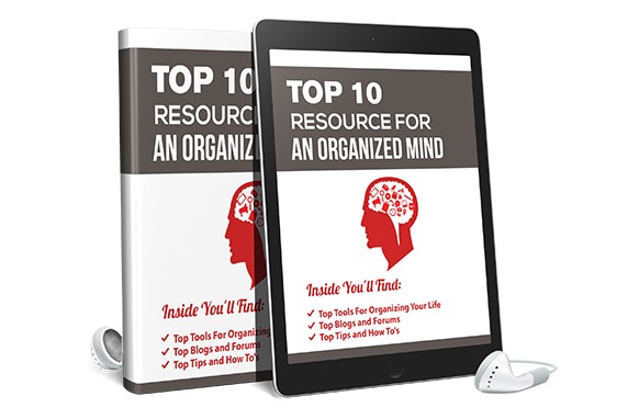 Top 10 Resources For An Organized Mind audiobook and ebook digital PLR MRR package for mental clarity