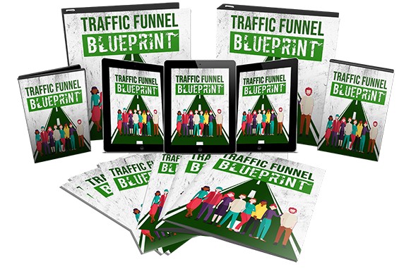 Traffic Funnel Blueprint digital marketing guides collection for PLR resell rights