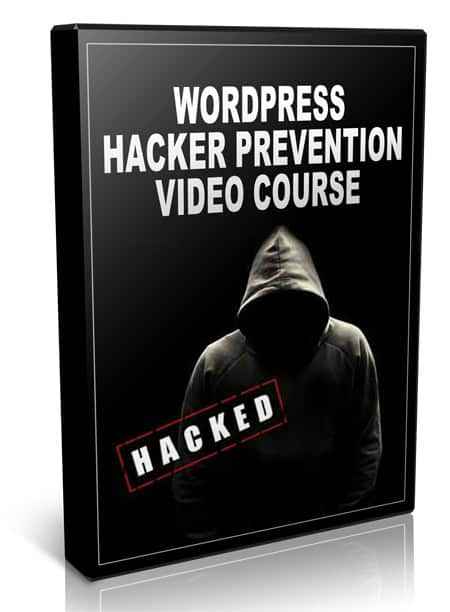 WordPress security training video preview showing lock icon and WP dashboard