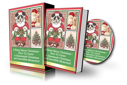 Homemade Christmas planning and holiday decorating digital eBook with PLR/MRR resell rights