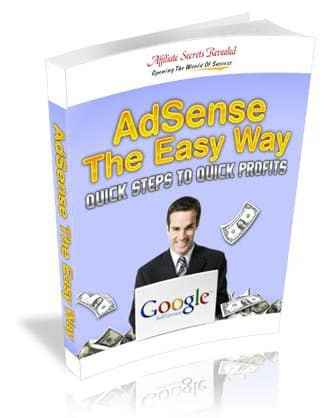 AdSense The Easy Way digital ebook with PLR/MRR resell rights for instant download