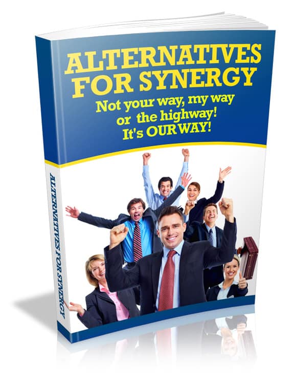 Alternatives For Synergy: digital guide with PLR MRR rights for team success