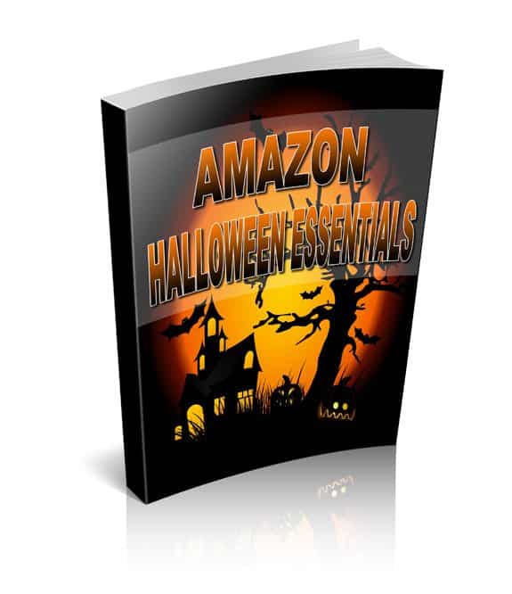 Amazon Halloween Essentials digital PLR MRR product with resell rights for affiliate marketers
