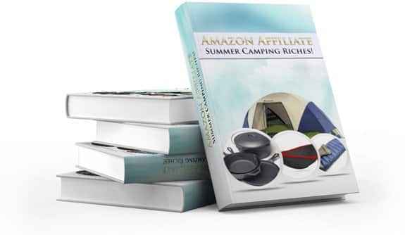 Amazon Affiliate Summer Camping Riches digital PLR bundle with resell rights
