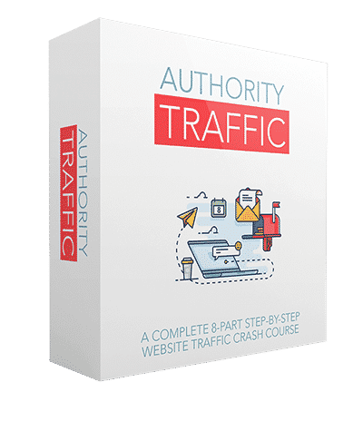 Authority Traffic course cover image - digital PLR product for driving high-quality site visitors