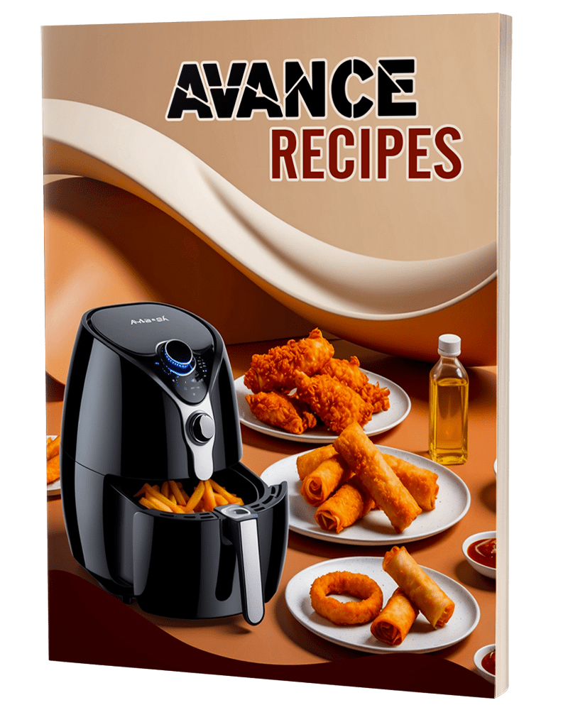 Avance Recipes PLR eBook cover – digital download cooking guide with resell rights