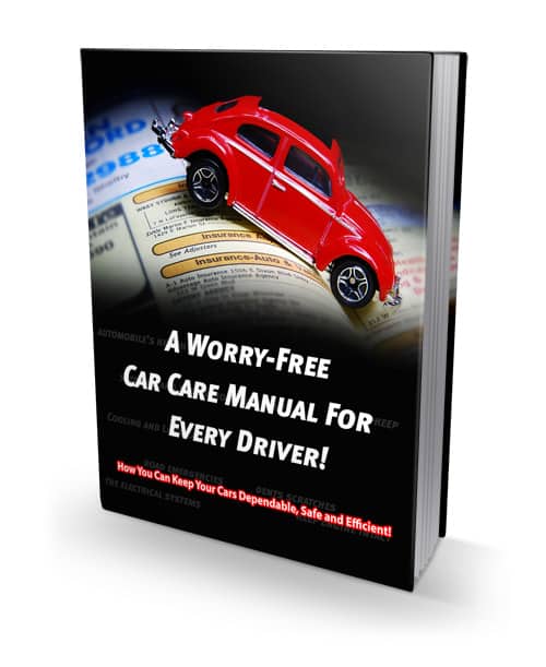 Car care digital ebook with PLR MRR resell rights, guide for motorists, worry-free manual